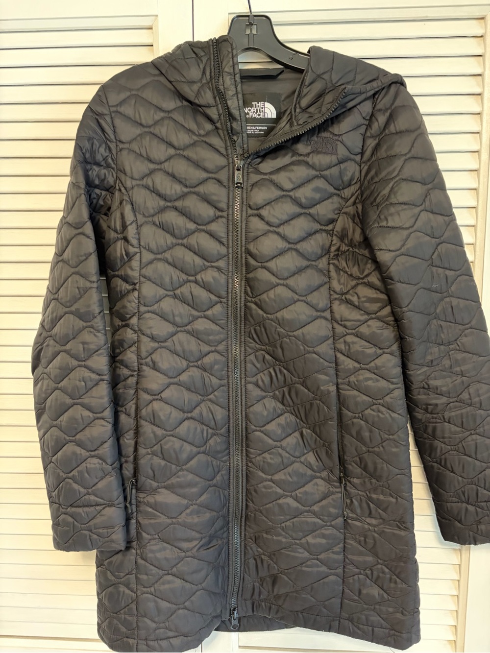 The North Face Women’s Black Quilted Hooded Puffer Coat